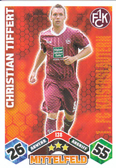 Christian Tiffert 1. FC Kaiserslautern 2010/11 Topps MA Bundesliga #138